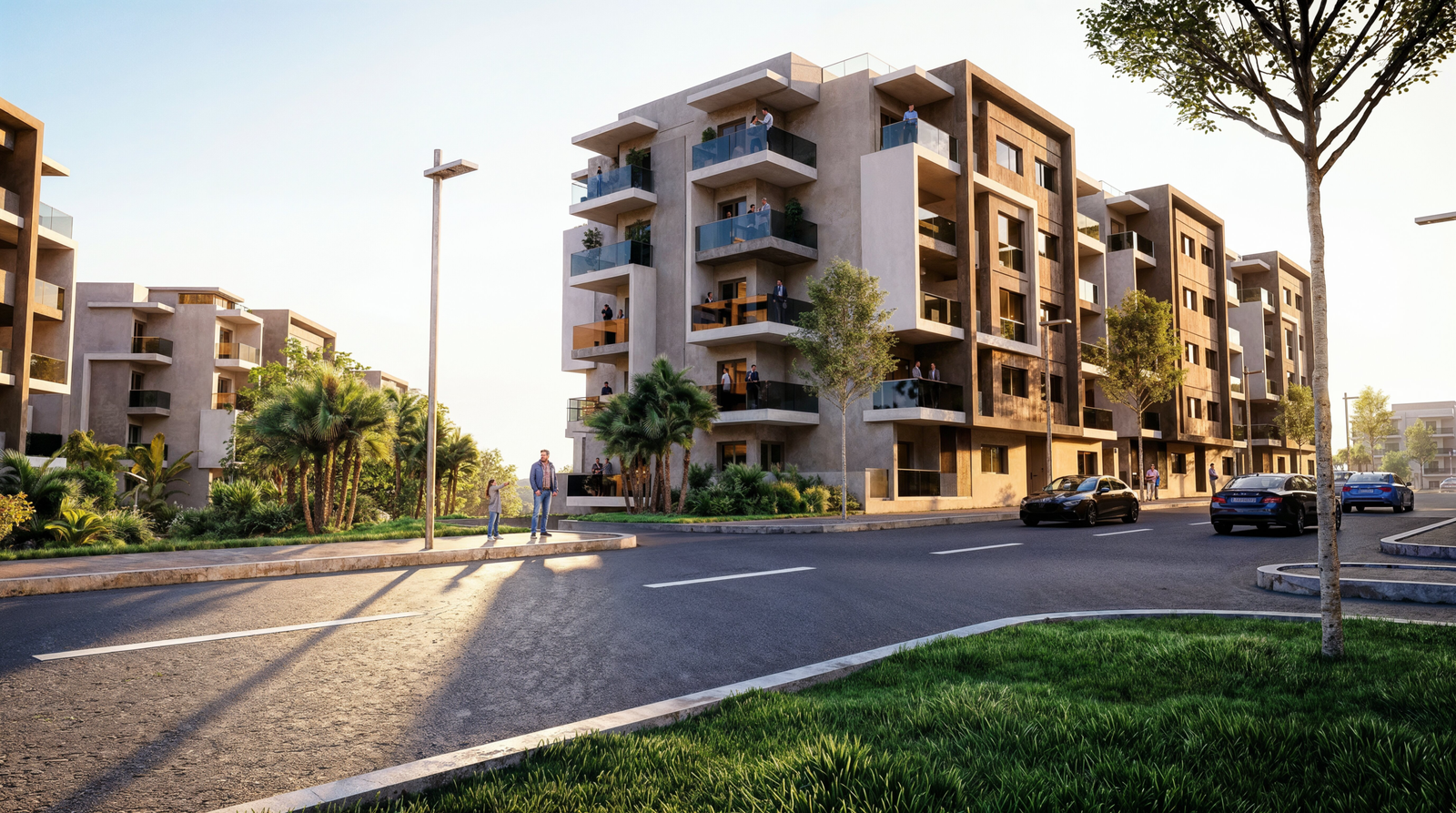Vue du projet immobilier